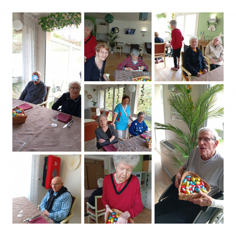 Un doux moment de Pâques à l’unité protégée