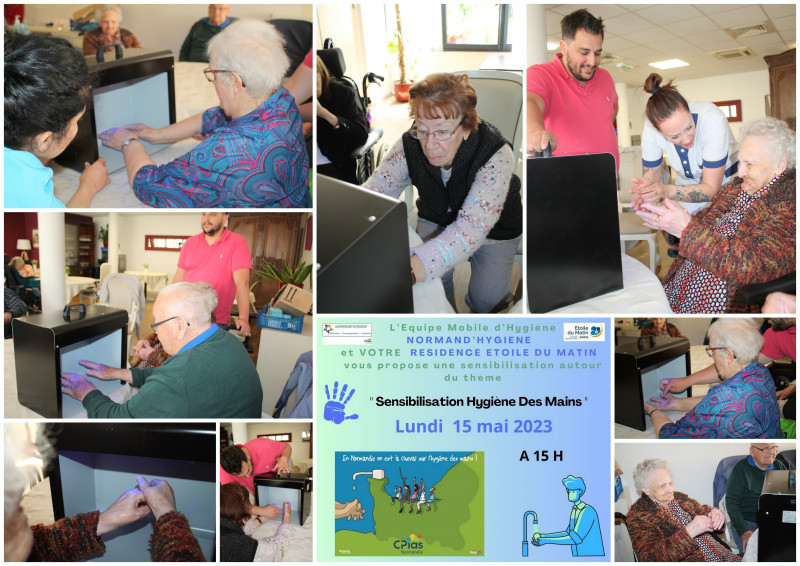 SENSIBILISER LES RÉSIDENTS À L'HYGIÈNE DES MAINS En partenariat avec Normand’hygiene :  UN ATELIER INTERACTIF ET CRÉATIF