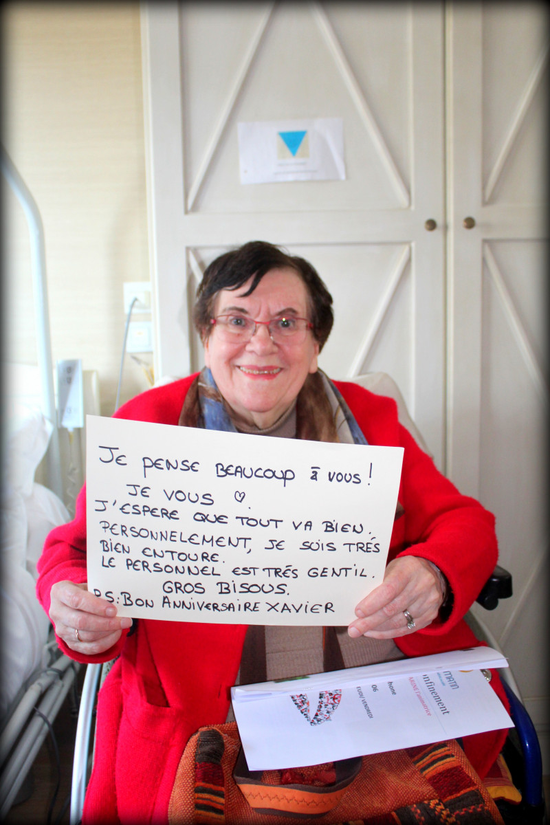 Des petits mots doux envoyés par les résidents...