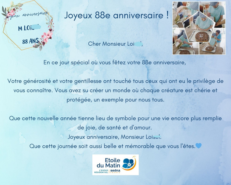 actualité EHPAD SEDNA