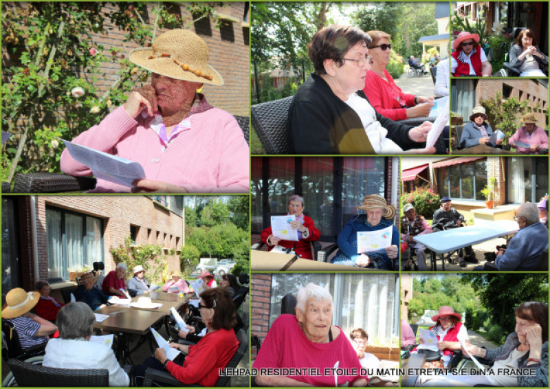 TOUS SUR LA TERRASSE ....pour la collation et la revue de presse !