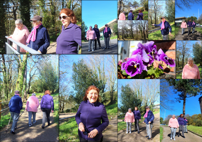PROMENADE DANS LE PARC DE LA RÉSIDENCE