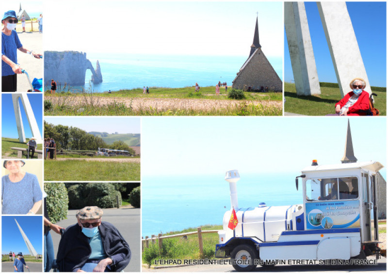 Promenade sur LA falaise d'Etretat