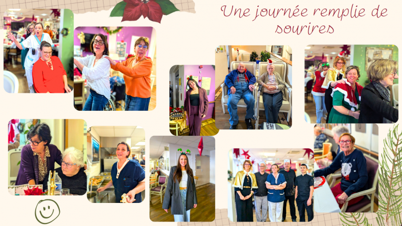 Une ambiance survoltée au repas des familles de Noël :Jeux, rires et caricatures