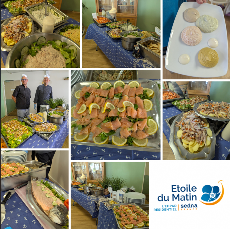 UN BUFFET GÉNÉREUX AUX SAVEURS DE LA MER