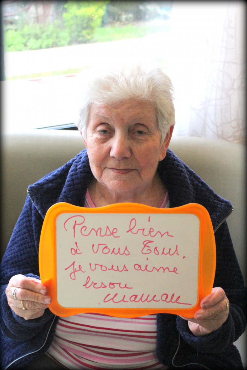Des petits mots doux envoyés par les résidents...