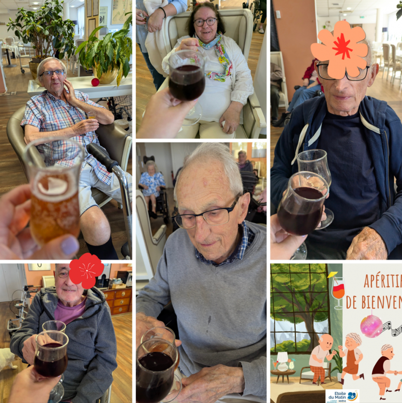 UN APÉRITIF POUR SOUHAITER LA BIENVENUE !