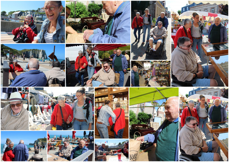 Une dernière escapade enchanteresse au marché d'Étretat : légumes, fleurs et moments de détente