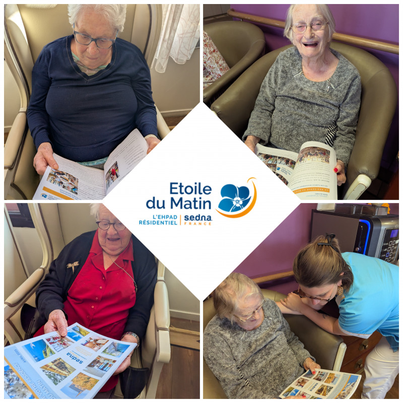 Distribution du journal de la résidence