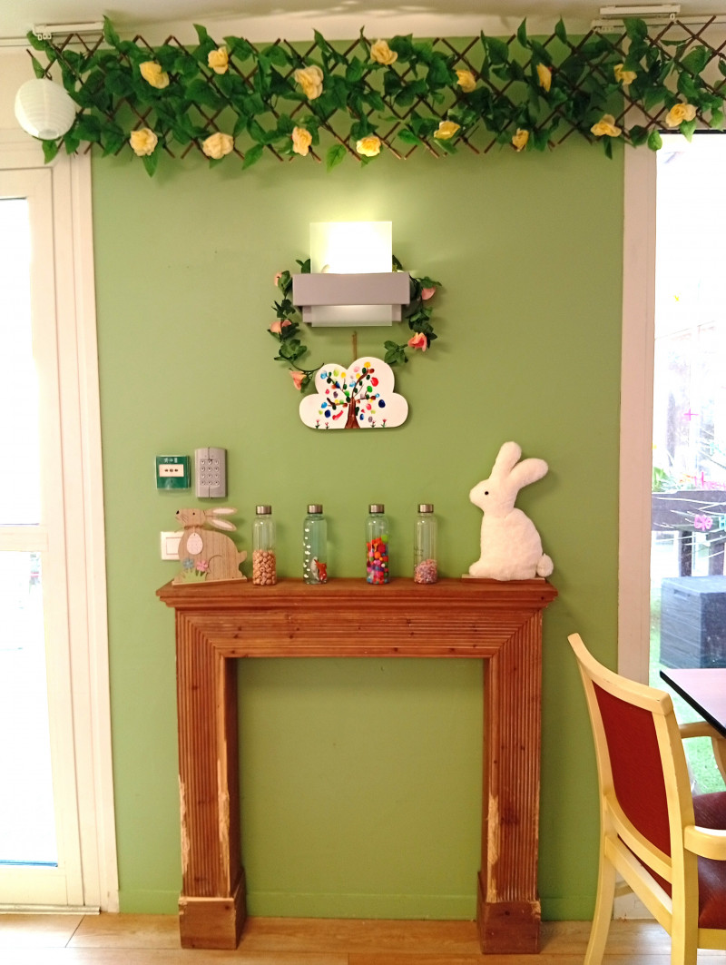 Une unité transformée par le printemps grâce à l’implication des soignantes  