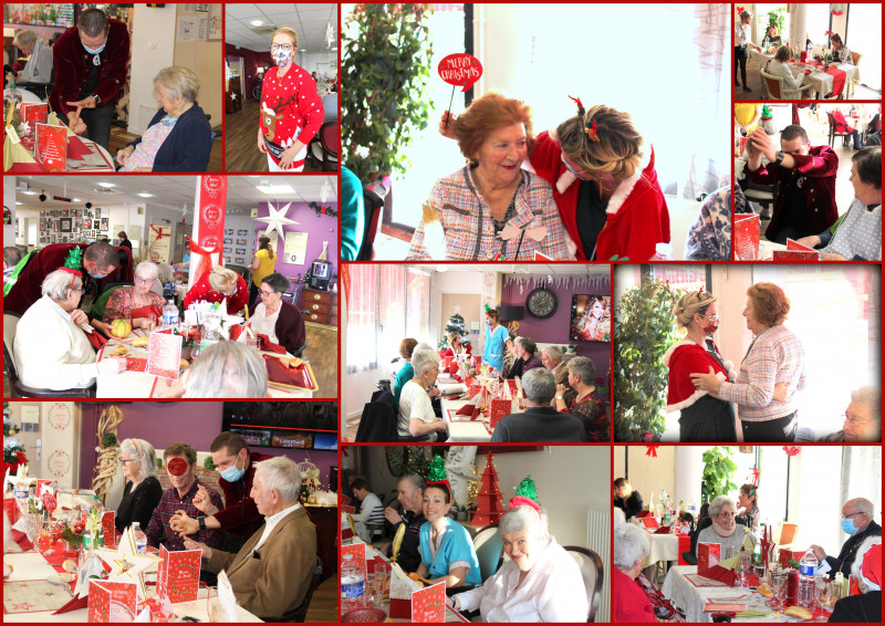 Repas de fêtes avec les familles