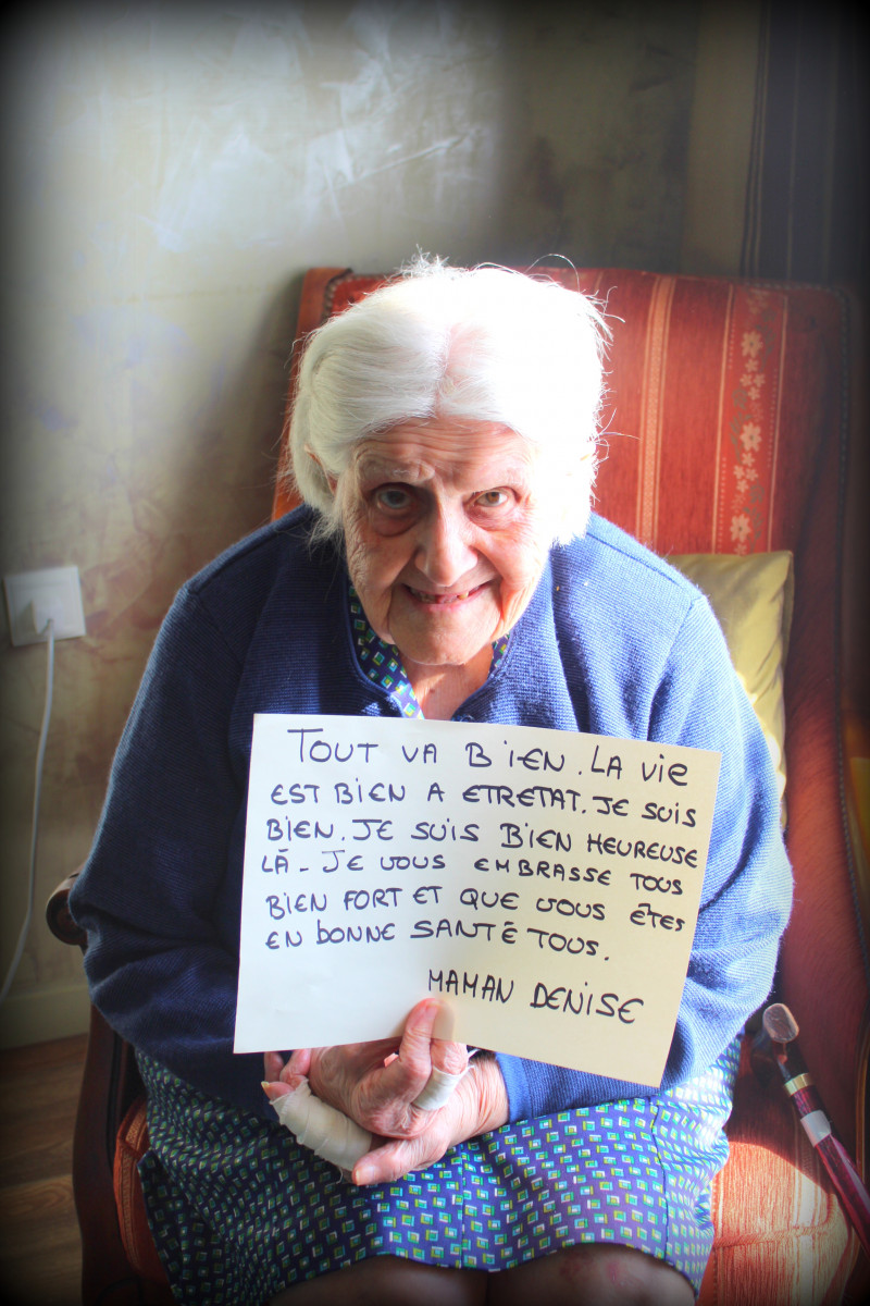 Des petits mots doux envoyés par les résidents...