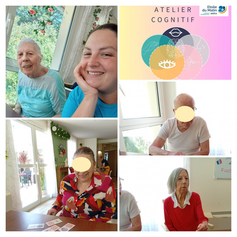 🧠 Première quinzaine de juillet au sein de l’Unité Protégée  LES ATELIERS COGNITIFS