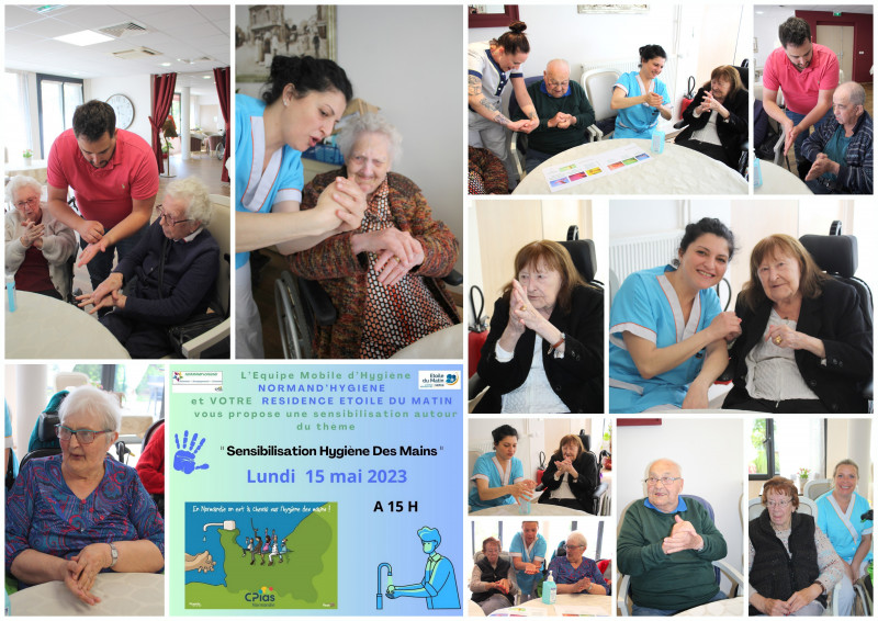 SENSIBILISER LES RÉSIDENTS À L'HYGIÈNE DES MAINS En partenariat avec Normand’hygiene :  UN ATELIER INTERACTIF ET CRÉATIF