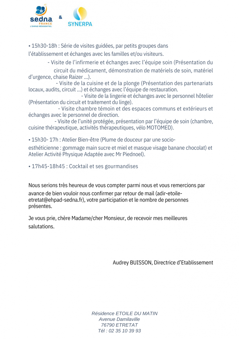 Invitation journée Portes ouvertes du vendredi 20 mai après-midi