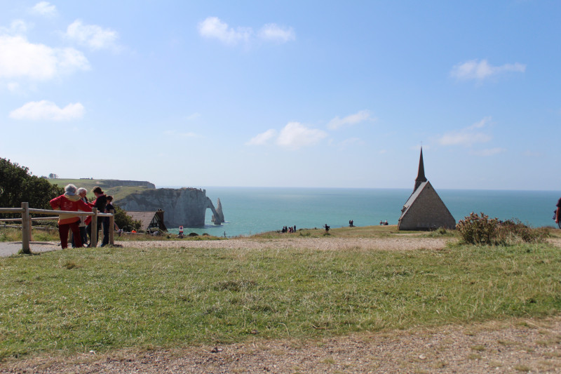 Promenade et marche sur la falaise d'Etretat avec Inès Ergothérapeute