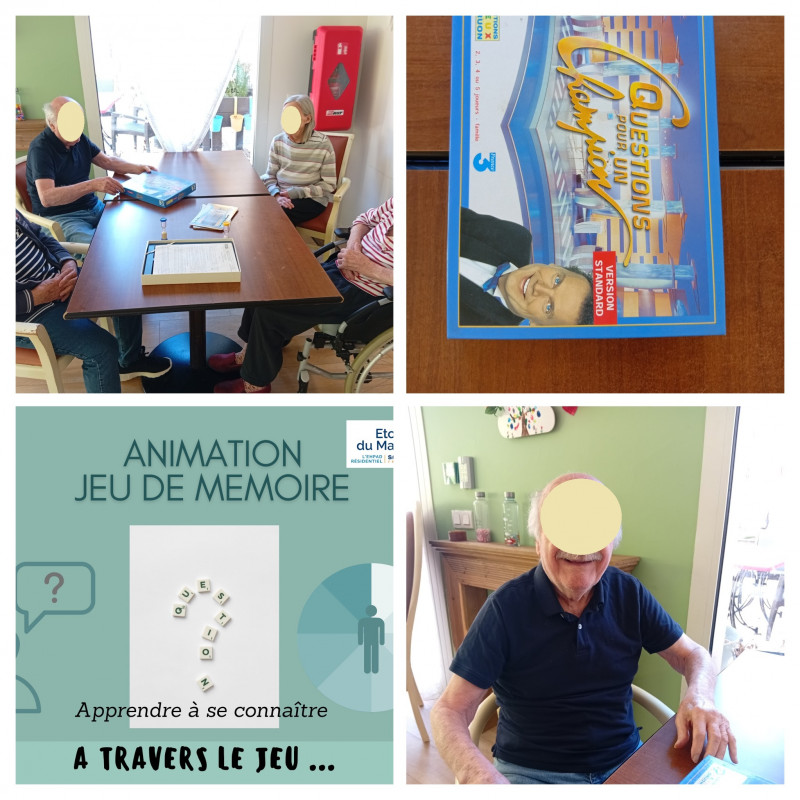 🧠 L’Unité Protégée au mois de septembre – Les ateliers mémoire