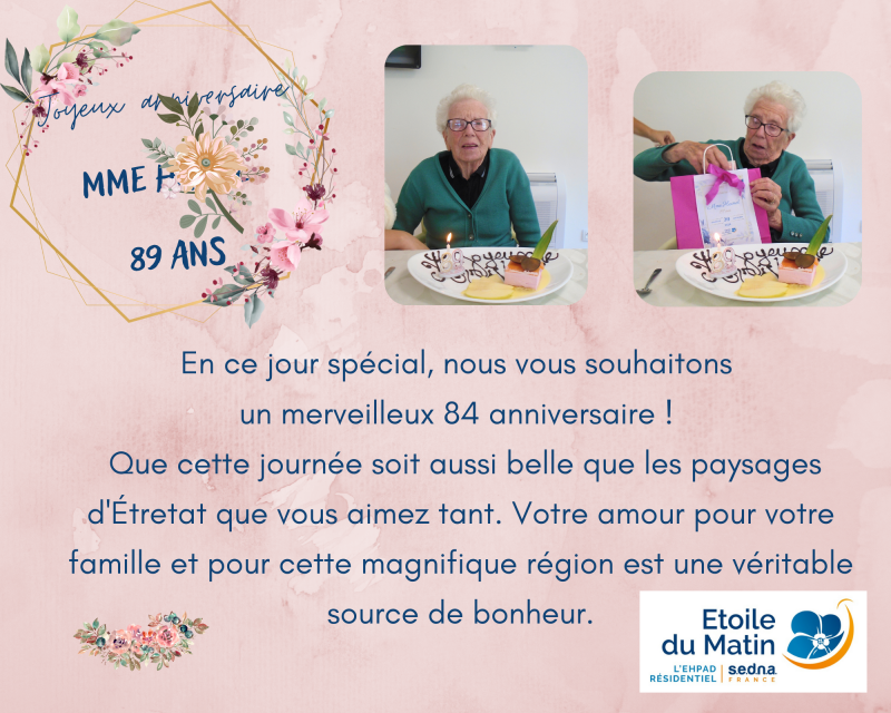 actualité EHPAD SEDNA