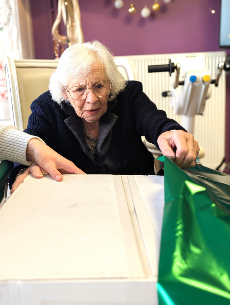 La magie de Noël s’installe à la résidence