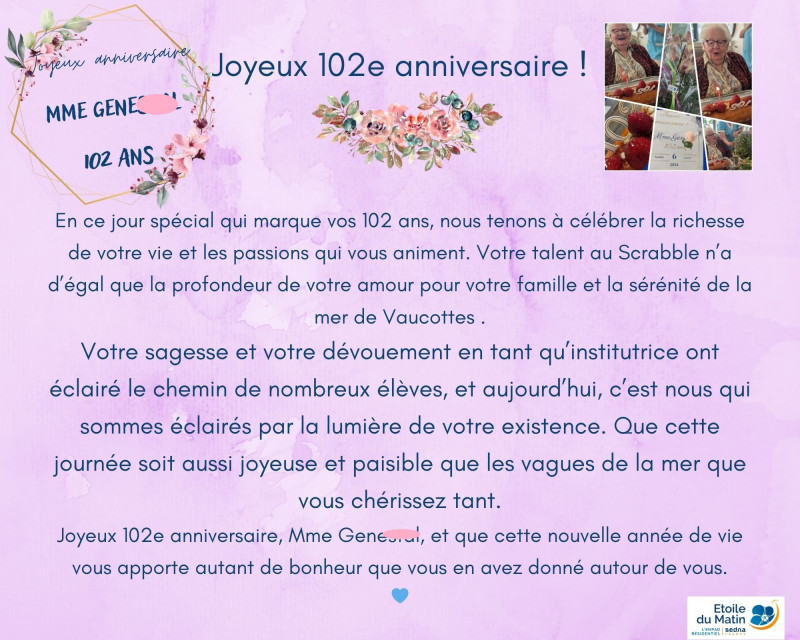 actualité EHPAD SEDNA