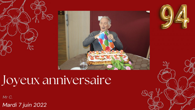 Journée d'anniversaire du mardi 7 juin