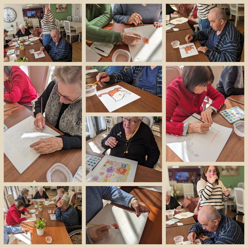 PLONGEZ DANS L'ART DE L'AQUARELLE À LA RÉSIDENCE :