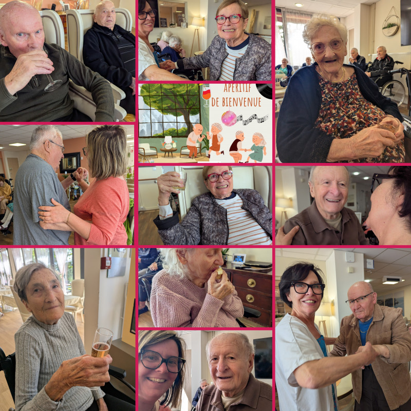 Un apéritif de bienvenue chaleureux pour nos nouveaux résidents
