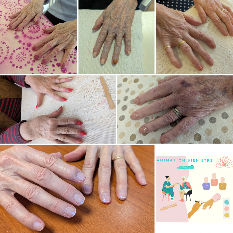  Un temps de bien-être proposé aux résidentes