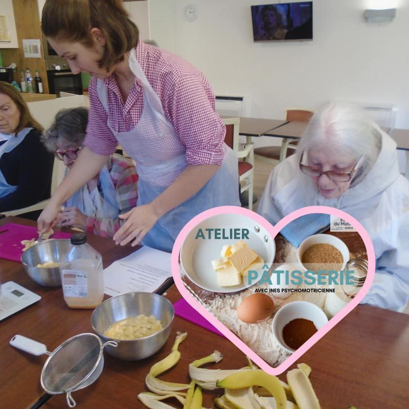 ANIMATION À L'UNITÉ PROTÉGÉE EN NOVEMBRE  🍪 Ateliers pâtisserie : saveurs et souvenirs