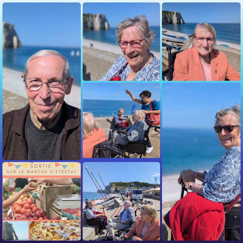 Une des dernières escapade avant la pause estivale : souvenirs ensoleillés au marché d’Étretat