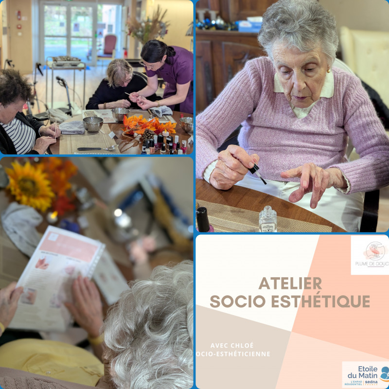 “Un atelier socio-esthétique : le soin comme lien”