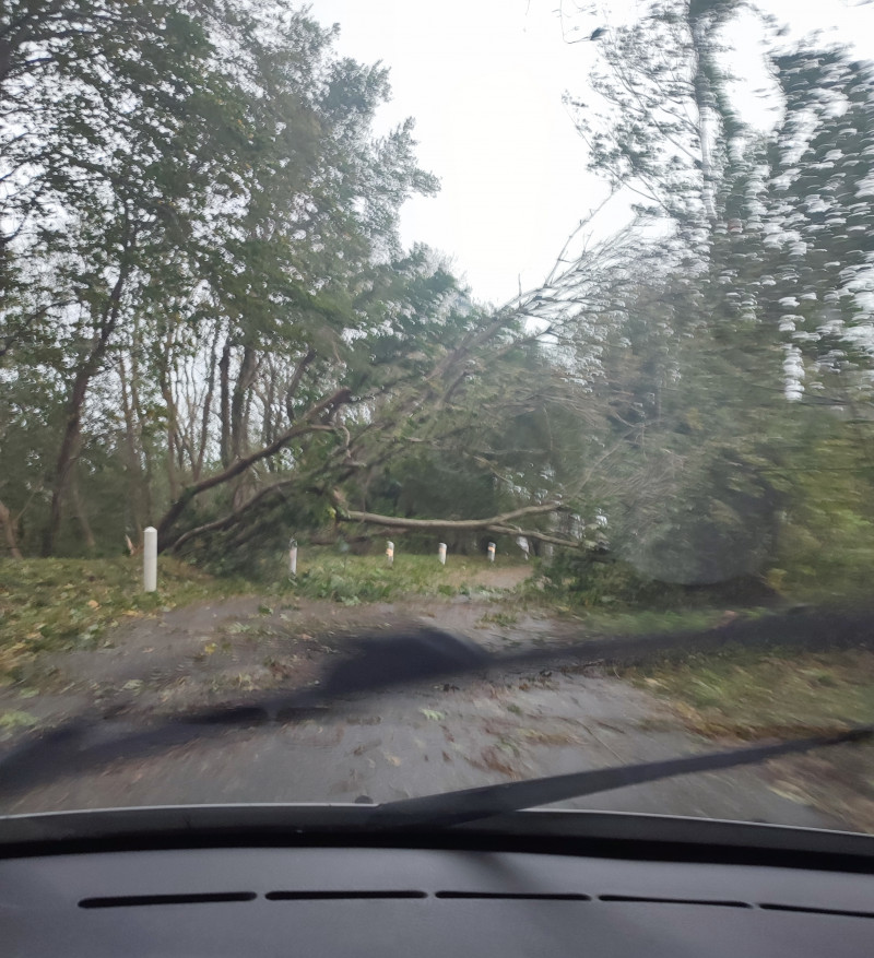 Tempête à Étretat