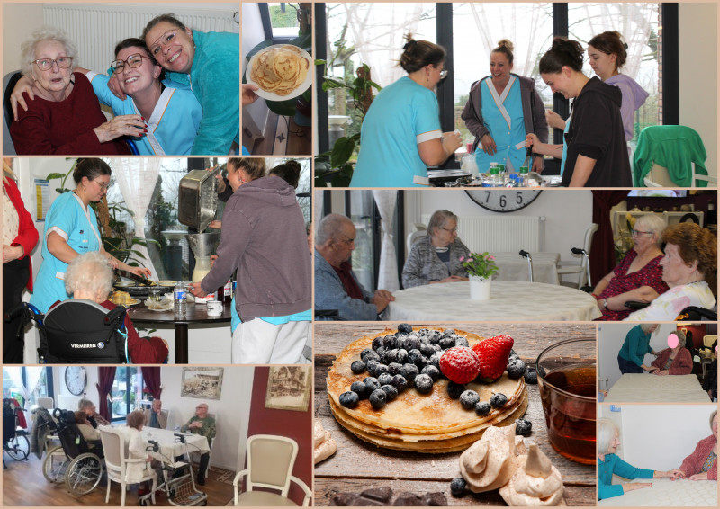 UNE FÊTE DE LA CHANDELEUR INOUBLIABLE À LA RÉSIDENCE  L'équipe soignante se mobilise pour une Crêpes Party gourmande !