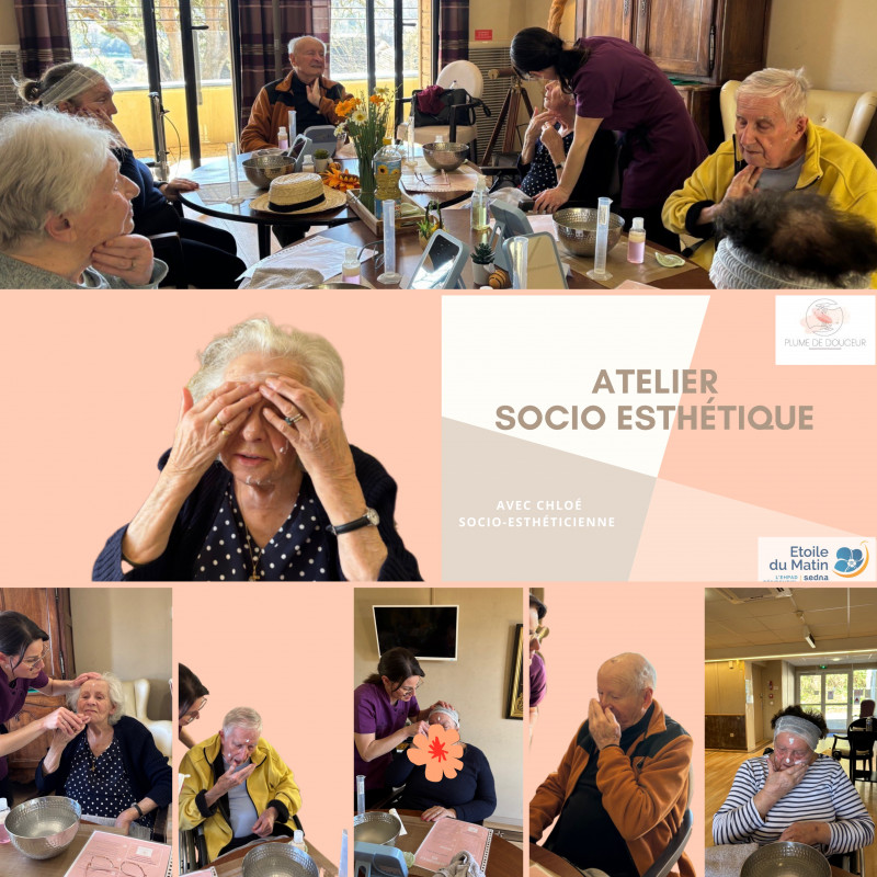 BIEN-ÊTRE ET AUTONOMIE AU CŒUR   DE L’ATELIER SOCIO-ESTHÉTIQUE
