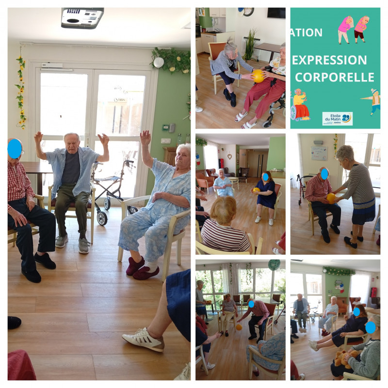 Deuxième quinzaine de juin au sein de l’Unité Protégée:  Réveil et expression corporelle