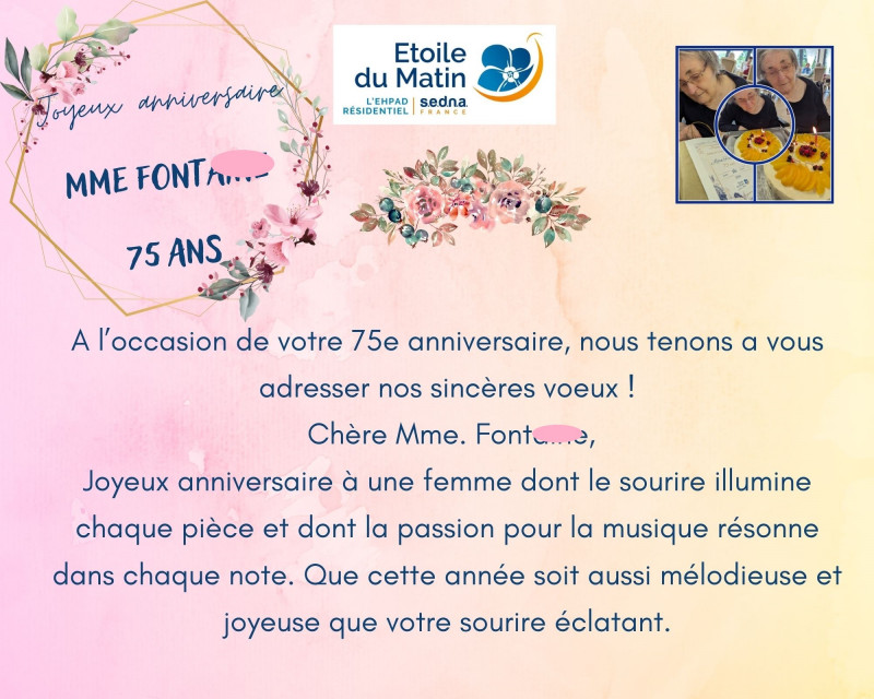 actualité EHPAD SEDNA