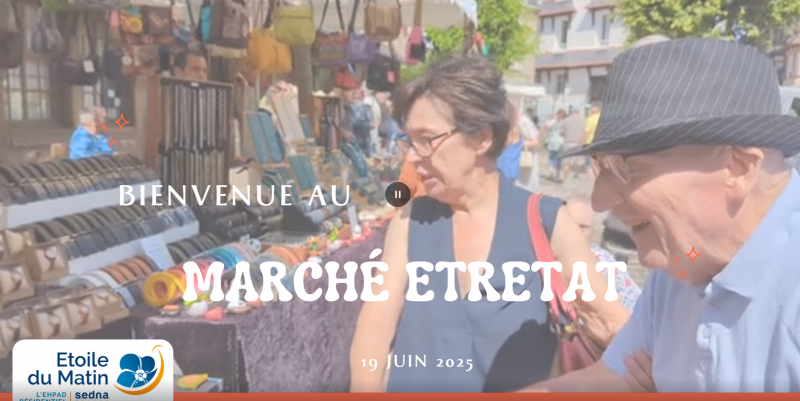 🎥 Des senteurs du marché aux embruns de la mer🍗👒, nos résidents vous emmènent à Étretat en vidéo !