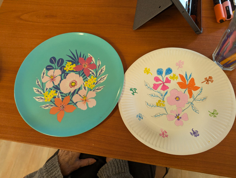 ANIMATION À L'UNITÉ PROTÉGÉE EN MARS: •L’art-thérapie