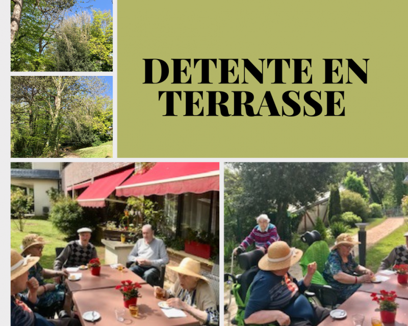 Après-midi en terrasse lundi 9 mai