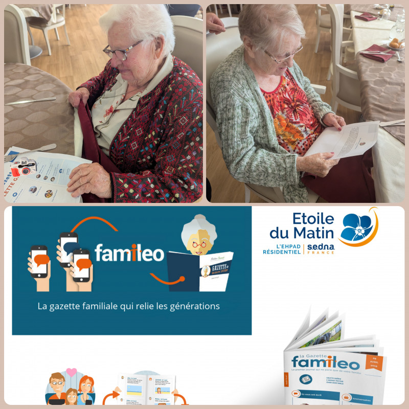 Distribution de la gazette Familéo