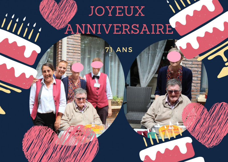 En ce jour spécial,  nous avons eu le plaisir de souhaiter un joyeux 71e anniversaire à Mr D ....  ! 🎉🎂