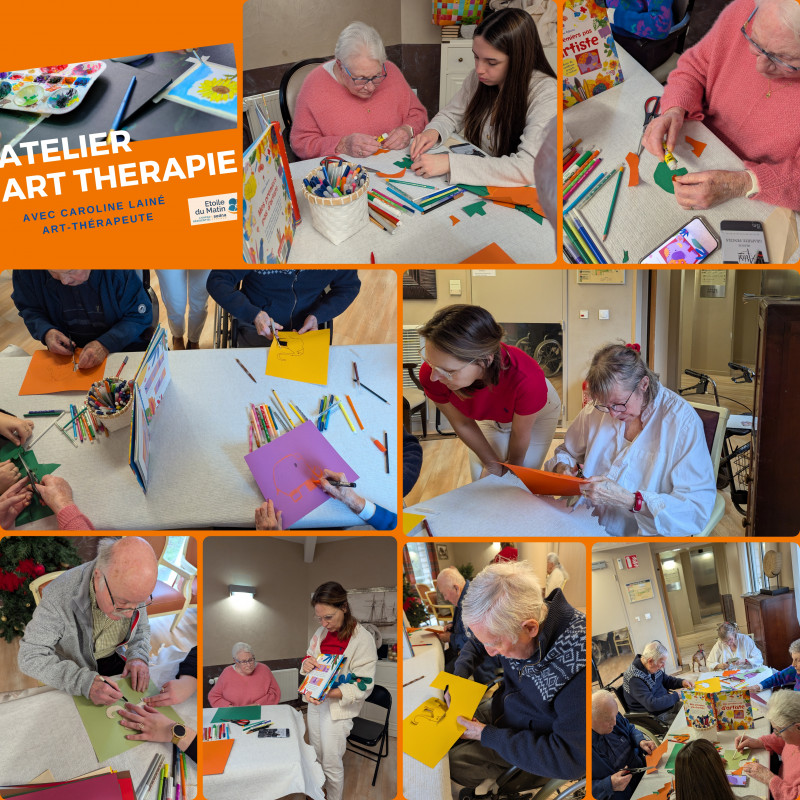 CRÉER, S’EXPRIMER, PARTAGER :   retour sur une séance d’art-thérapie
