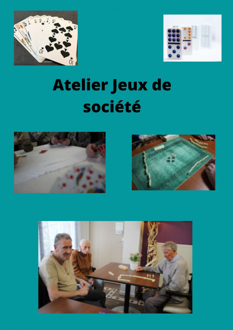 Atelier jeux de société mardi 12 avril