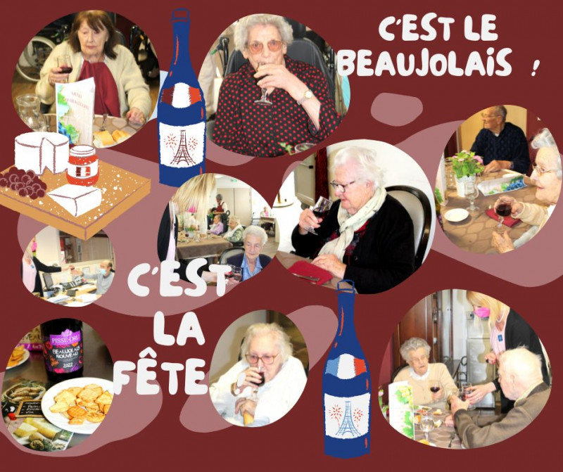 APÉRITIF DE BIENVENUE ET LE BEAUJOLAIS NOUVEAU