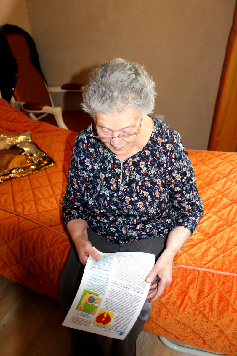 VISITE EN CHAMBRE