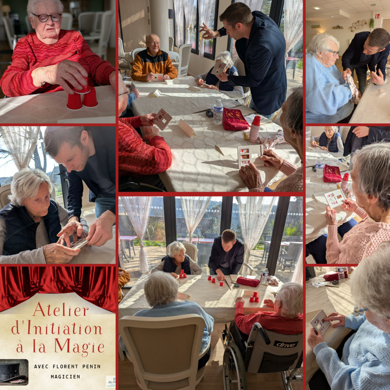 Les résidents à l’heure de la magie et du défi