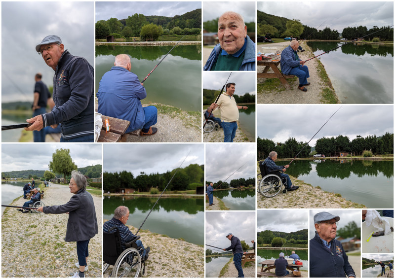 UNE JOURNÉE DE PÊCHE MÉMORABLE  AVEC LES RÉSIDENTS