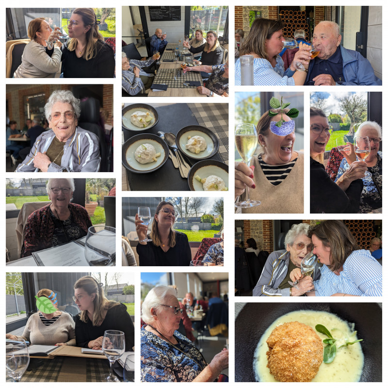 UN DÉJEUNER PLEIN DE CONVIVIALITÉ ET DE SOUVENIRS  au Restaurant du Puits Fleuri