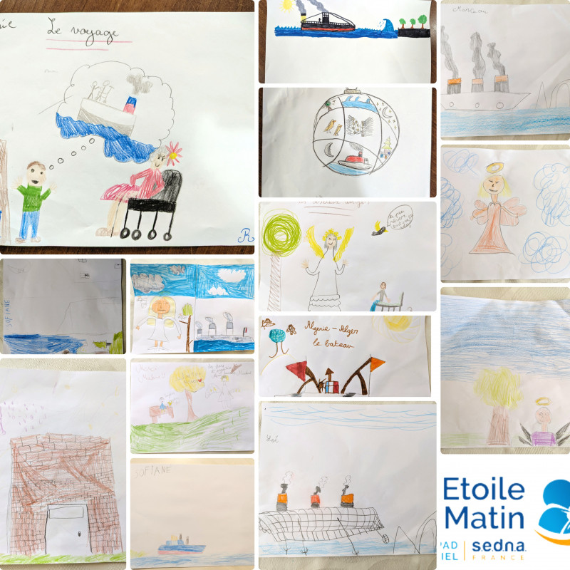 GOÛTER PARTAGÉ ET ATELIER DESSIN : un bel après-midi de complicité