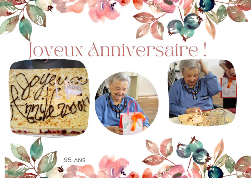 Un Joyeux anniversaire à Mme L et Mr J ,et Mme L